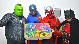 Superheroes Pizza Transformation