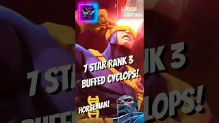 MCOC: 7-Star Rank 3 Cyclops Buff! Horseman of Apocalypse Power! 🧬