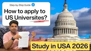 Study in USA 2026 | How to apply for admission to USA universities? | Complete USA VISA Guide 2026