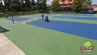 Converting Tennis Courts to Pickleball Courts | Time Lapse of Court Resurfacing