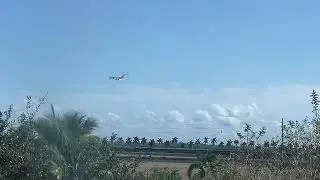 A Bombardier E11A Landing at Homestead ARB HST/KHST