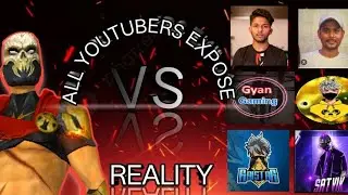 All Youtubers expose youtuber logo ki reality gerena free fire community ki sachai @np_dev.1
