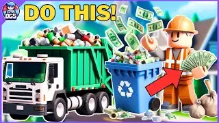 Trash Truck RICHES!!💵 Money Race to UPGRADE 🚛 Garbage Truck at Collect Garbage For Fun | Roblox