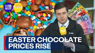 Price of chocolate has jumped for the Easter period | 9 News Australia