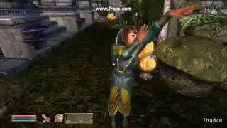 Thadon dancing in the moonlight