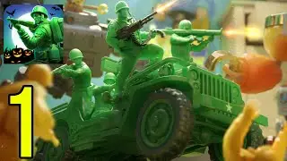 Army Men Strike - Military Strategy Simulator- Gameplay Walkthrough Part 1 (iOS, Android)