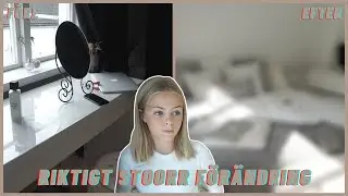 stor förändring i mitt rum, före och efter