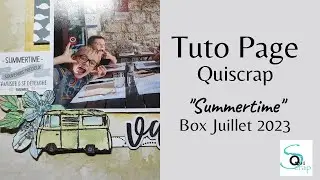 Box de Juillet 2023 - Page de scrap 