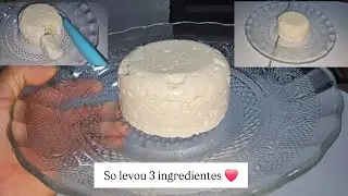 FIZ MEU PRIMEIRO QUEIJO COALHO/ 2 litros de leite deu essa quantidade de queijo+ amei o resultado❤️