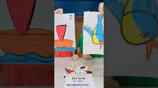 3 Marker Drawing Challenge 6️⃣&7️⃣ 😍 Who did better? #3markerchallenge #drawing #shorts #color #diy
