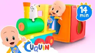Learn the shapes with Cuqu&iacute;n and Ghost's color cube | Kids Education | Cleo & Cuquin