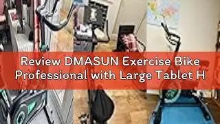 Review DMASUN Exercise Bike Professional with Large Tablet Holder & LCD Display, Quiet Indoor Cyclin