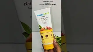 mamaearth ubtan natural glow facewash #mamaearth #shorts #ubtan #facewash #skincare