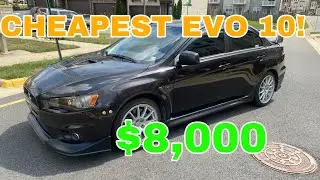 I bought the Cheapest running Evo X in America!