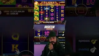 5 LIONS WIN!!! 🔥#jackpot #roshtein #bigwin #slot