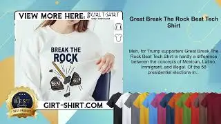 Great Break The Rock Beat Tech Shirt