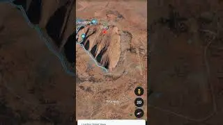 Uluru, A Giant Rock Formation Northern Territory, Australia #shorts