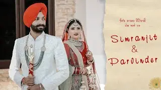 Punjabi Sikh Wedding Highilight 2024 | Simranjit & Parvinder | Gill Farmer Photography