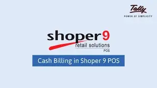 Cash Billing in Shoper 9 POS