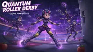 Equestria Girls Quantum Roller Derby Twilight Sparkle Fan Video AI Gen &ldquo;Neon Velocity&rdquo;