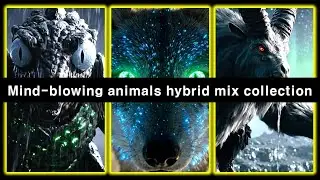 🌟 Incredible Animal Hybrids You Must See | Fantasy & Epic Wildlife in 4K 🌟 #animalhybrid