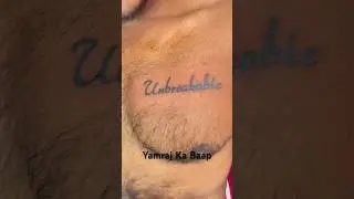 Shorts tattoo video #Unbreakable chast tattoo ##alwar #tattooartist #viralvideo #tattoo ￼
