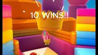 day one of climbing to 10 wins on fall guys