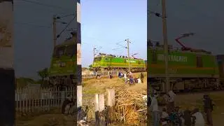 Amazing train horn sounds. Indian Railway Electric locomotive horn. #shorts #short#trending #viral