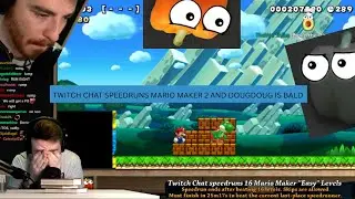 TWITCH CHAT SPEEDRUNS MARIO MAKER 2 AND DOUGDOUG IS BALD