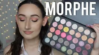 Палетка теней для век Morphe 35E It's Bling | Яркий и красочный летний урок по нанесению теней для век