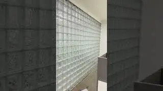 glass brick windows are highly waterproof due to their material composition #glass  #glassbridge