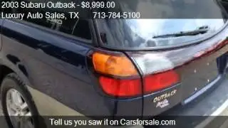 2003 Subaru Outback Wagon w/ All-weather Package - for sale