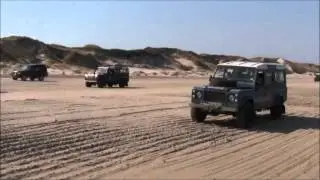 Defenders on the beach. 28 km along the West Coast of North Jutland (DK).