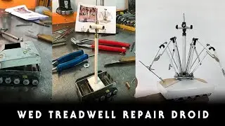Creating WED Treadwell repair droid from Star Wars IV - metal works / custom figure 6&rdquo;inch /