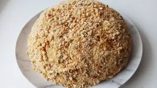 Торт без выпечки 🍰 Торт из пряников со сметанным кремом🍰 Без духовки 🍰