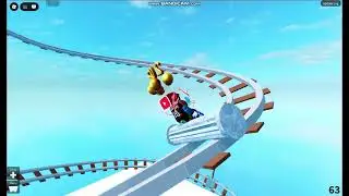 Create a cart ride | Kristopher drop the Rolling Old Pillar off the high place (roblox)