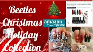Cheap Amazon Gel Polish/ Easy Christmas Designs/Beetles Christmas Holiday Collection