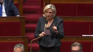 Marine Le Pen : 'Vous voulez taxer tout ce qui bouge, pour aller r&eacute;cup&eacute;rer du fric sur les gens.