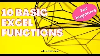 10 Basic Microsoft Excel Functions for Beginners
