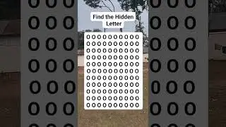 Find the Hidden Letter #brainteaser #search #find