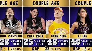 Возраст пар WWE и разница в возрасте