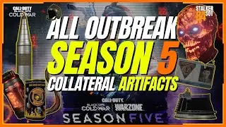 ALL OUTBREAK SEASON 5 ARTIFACTS ON COLLATERAL (Call of Duty: Black Ops Cold War)
