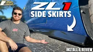 My Camaro gets SIDE SKIRTS (FINALLY) | ZL1 Side Skirts Install on a 5th Gen Camaro SS/RS/LS (10-15)