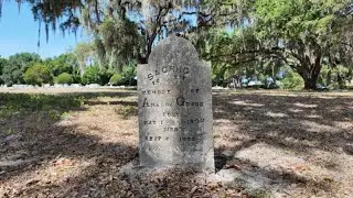 Exploring Old Tombstones in a Backwoods Florida Cemetery