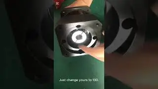 Dismantle the flange of the planetary gearbox and customize the flange #customized #planetarygearbox