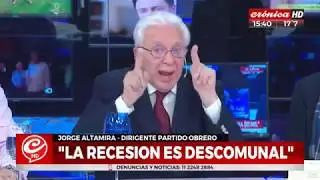 Jorge Altamira. Balotage