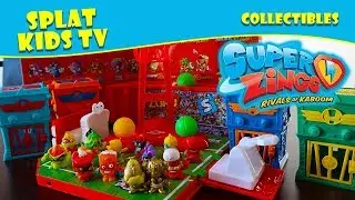 Superzings Heroes vs Villains Smash Bus Basketball Challenge
