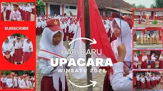 Semangat Hari Pertama di SDN 1 Winong | Senam Sehat, Upacara & Lagu Hari Baru