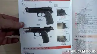 WE 1039 M92 GBB Full Auto Airsoft Pistol Table Top Review