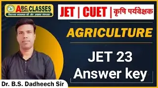 #JET 2023 #AnswerKey Well Explained by #Dadheechsir